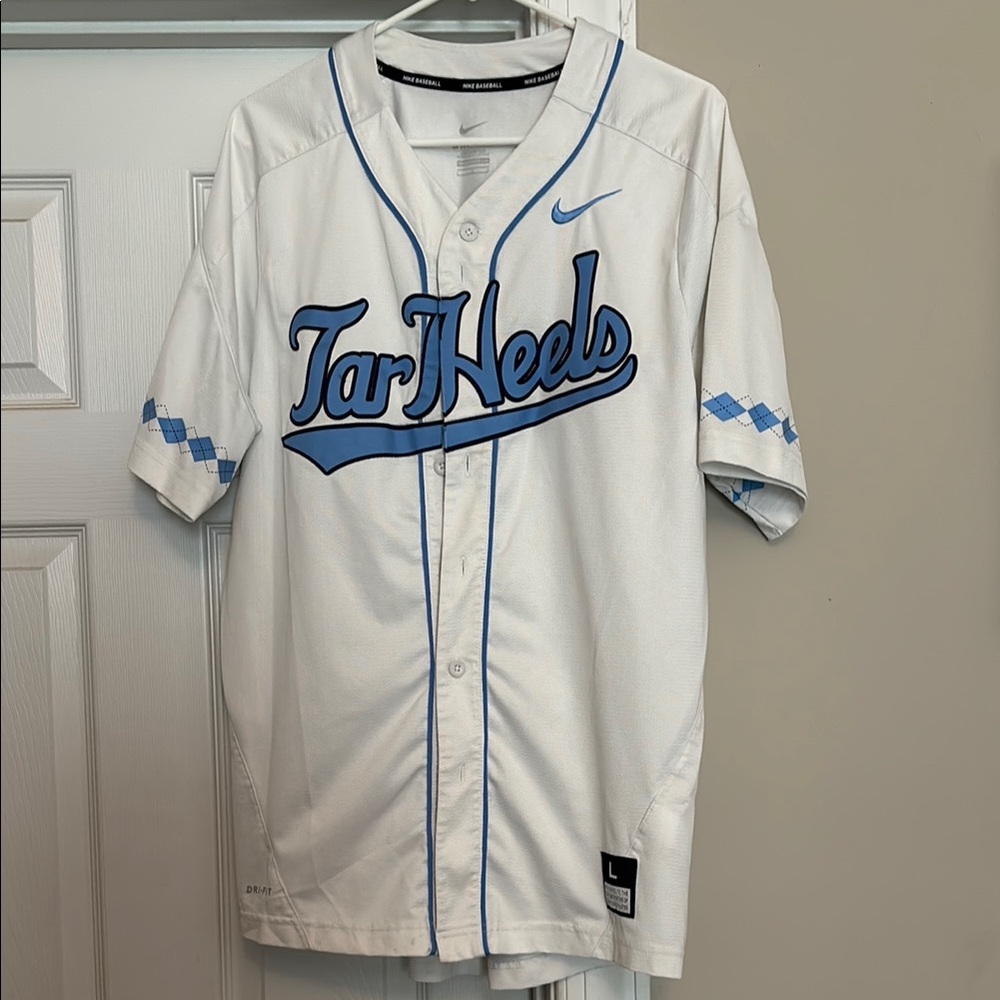Nike Tar Heels Baseball Jersey